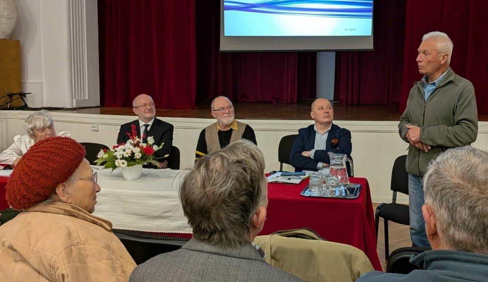 Dr. Kokoly Zsolt a Bolyai Egyetem 1945–1959 közötti diákéletről szóló eseményen