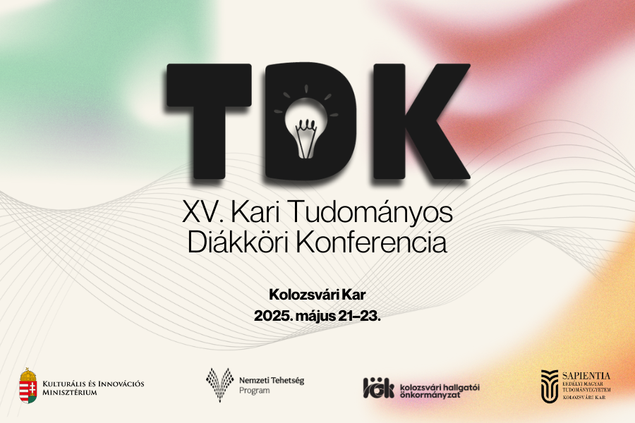 Holnap kezdődik a XV. kari TDK!