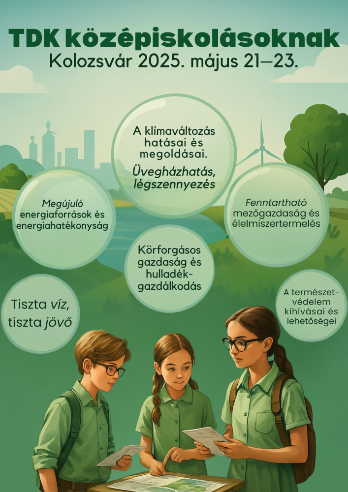 TDK középiskolásoknak - Környezettudomány!