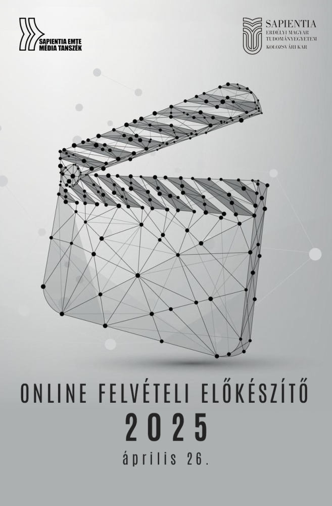 Online felvételi előkészítő a Média Tanszéken