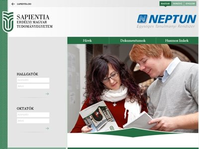 Neptun ETR bevezetése