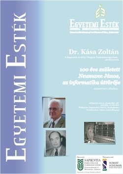 Egyetemi esték  dr. Kása Zoltánnal