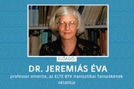 Dr. Jeremiás Éva előadása a Kolozsvári Karon