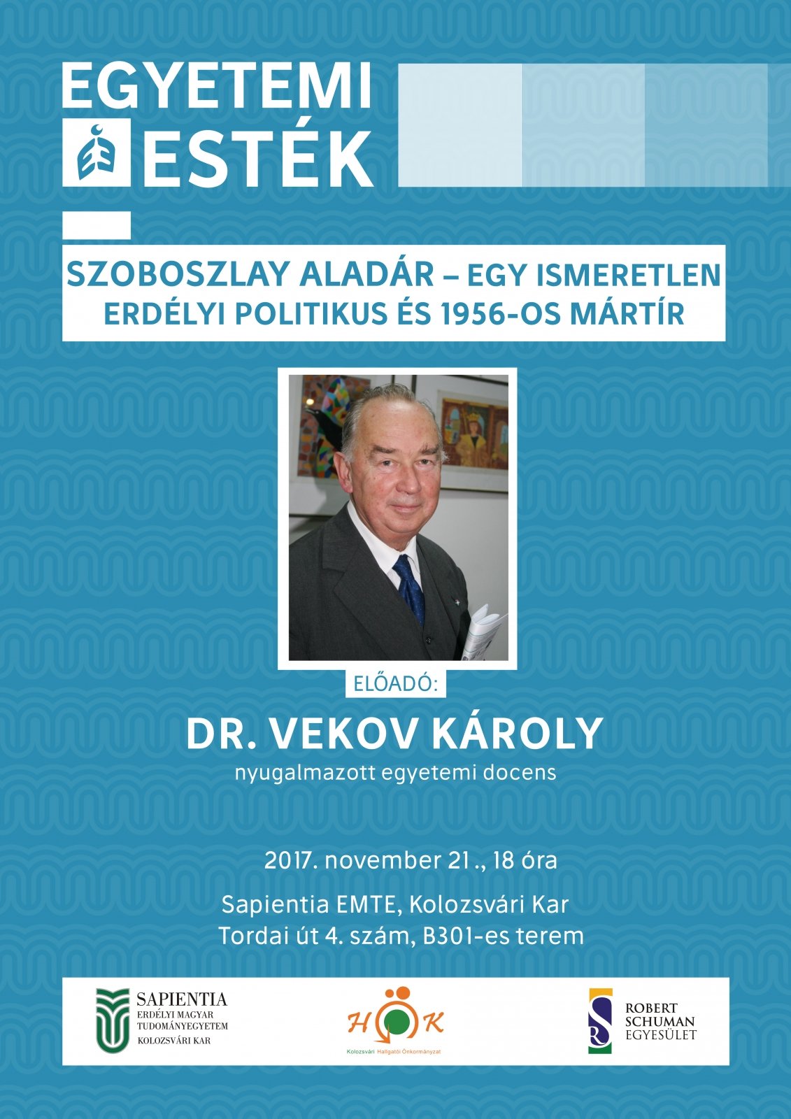 Egyetemi Esték dr. Vekov Károllyal