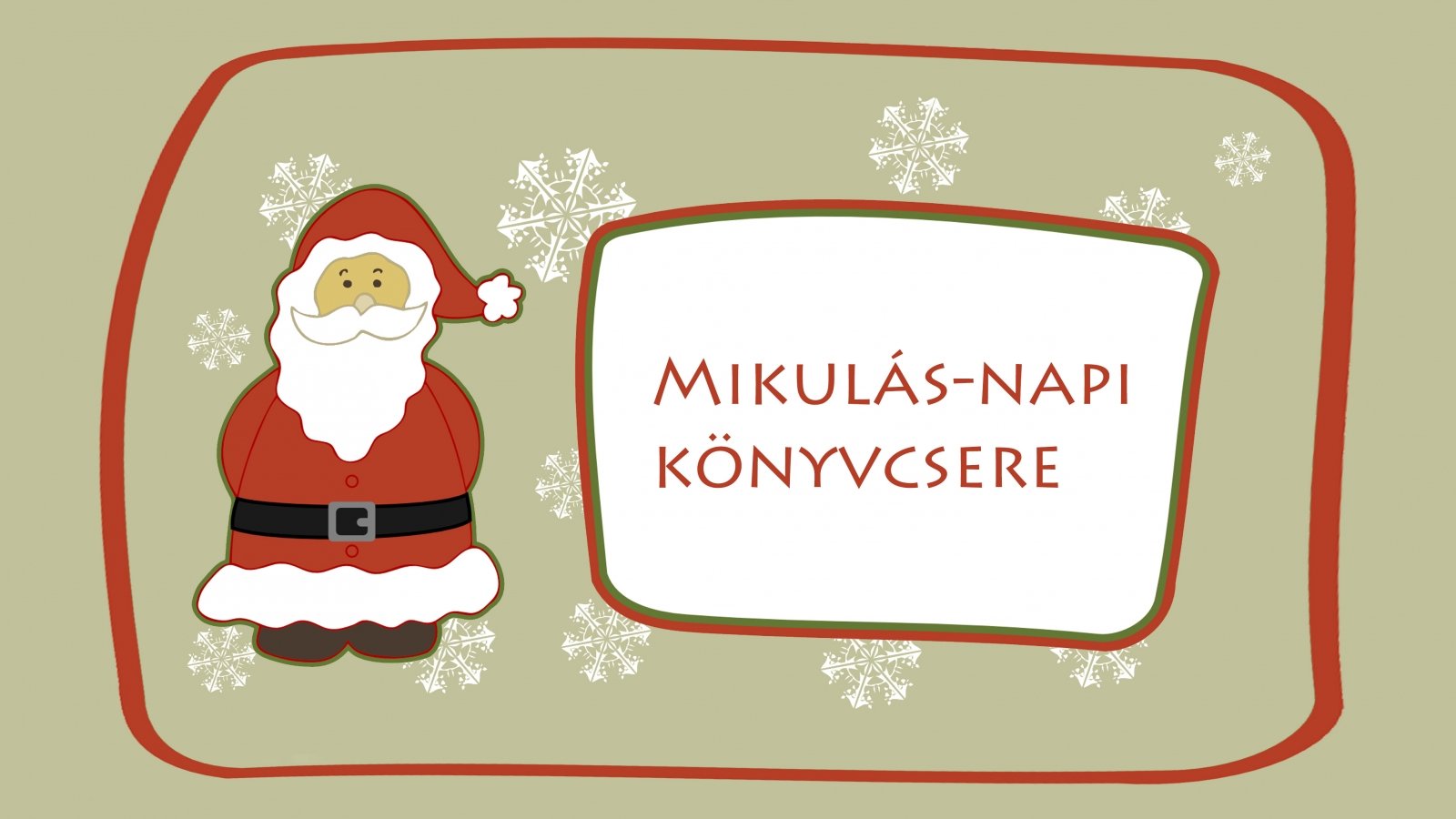 Mikulás-napi könyvcsere a Tonk Sándor Könyvtárban