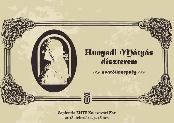 Felavatjuk a Hunyadi Mátyás dísztermet