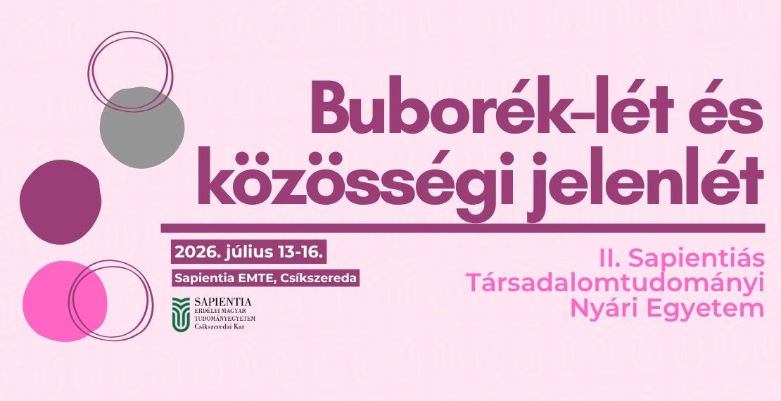  II. Sapientiás Társadalomtudományi Nyári Egyetem